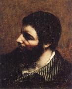 Gustave Courbet Self-Portrait with Striped Collar china oil painting artist